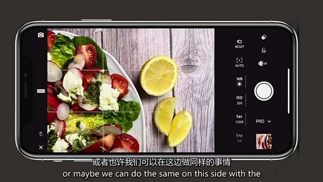 （11073期）iPhone 美食摄影-掌握美食摄影造型-构图和编辑艺术-21节课-中英字幕-橙尔网赚two