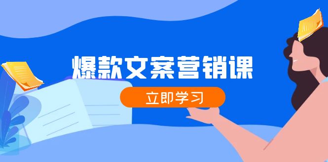 爆款文案营销课：公域转私域，涨粉成交一网打尽，各行业人士必备-橙尔网赚two