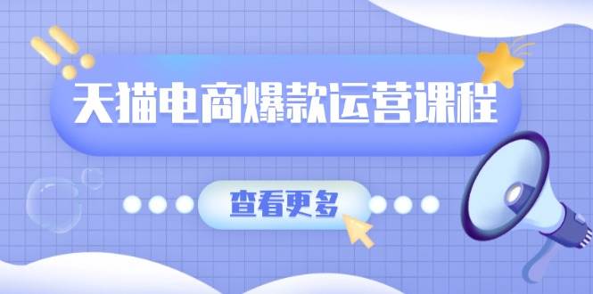 （13910期）天猫电商爆款运营课程，爆款卖点提炼与流量实操，多套模型全面学习-橙尔网赚two