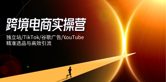 跨境电商实操营：独立站/TikTok/谷歌广告/YouTube，精准选品与高效引流-橙尔网赚two