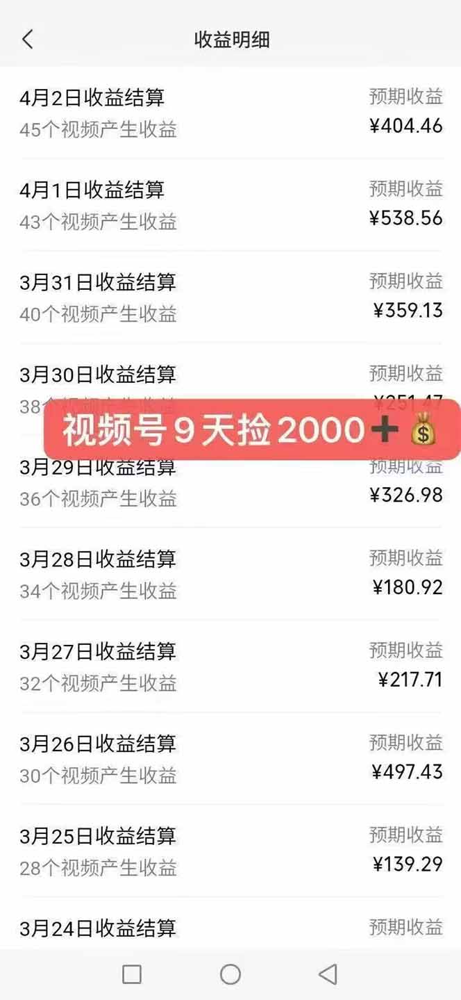 全新托管躺赚项目，微信视频号公众号托管代运营，每天五分钟，收益大几百-橙尔网赚two