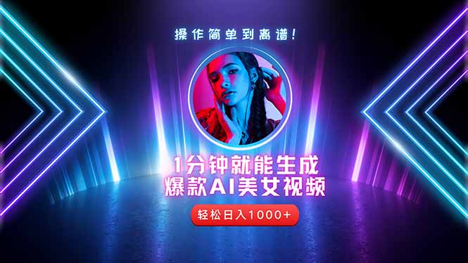 2025年最强副业：用AI做短视频，从零开始打造爆款账号！-橙尔网赚two