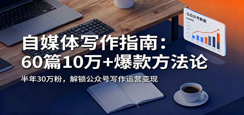 自媒体写作指南：60篇10万+爆款方法论，半年30万粉，解锁公众号写作运营变现-创客前沿
